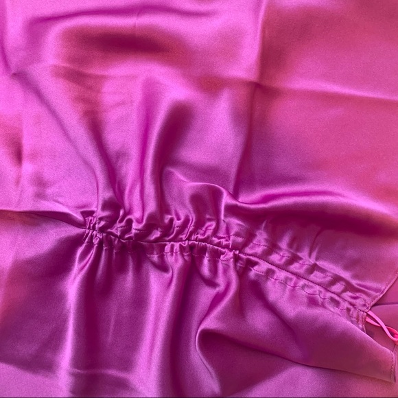 NWT DANNIJO 100% Silk Ruched Side Slip Dress - Picture 13 of 16